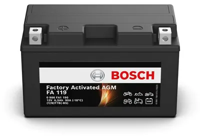 Image de Batterie de démarrage BOSCH 12 V, 6,5 Ah, 90 A/EN pour moto