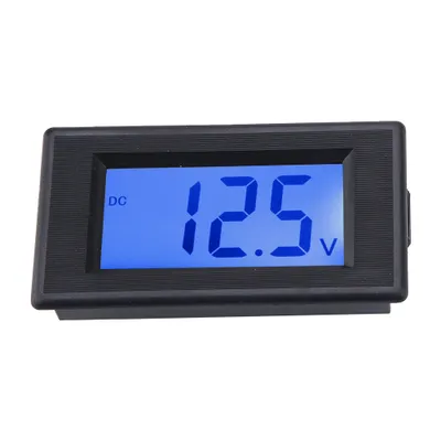 Zdjęcie produktu dla Cyfrowy woltomierz z wyświetlaczem LCD, woltomierz z wyświetlaczem LCD, dwuprzewodowy woltomierz z wyświetlaczem LCD, cyfrowy miernik napięcia z wyświetlaczem, cyfrowy tester napięcia zasilania