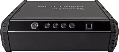 Obrázok produktu pre Rottner Gunmaster XL kazeta pre krátke zbrane a cennosti čierna | 	Zámok na odtlačok prsta | 37 x 10 x 27.5 cm