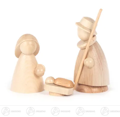 Obrázok produktu pre Detské postieľky a príslušenstvo Svätá rodina prírodné (3) Výška cca 8 cm NOVINKA