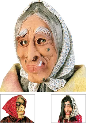 Produktbild von PAT Hexen Maske m. Kopftuch 0 0 0