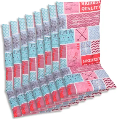 Produktbild von GO-DE Textil, Sesselauflage Hochlehner, 8er Set, Farbe: rot, Maße: 118 cm x 48 cm x 5 cm, Rueckenhoehe: 70 cm