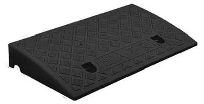Obrázek produktu pro Omgoods - Rampa pro prahy dveří, rozměry 500 x 270 x 70 mm - Přenosný plastový materiál - Protiskluzová - Lehká - Vodotěsná - Vhodná pro invalidní vozíky/kola - Sklon