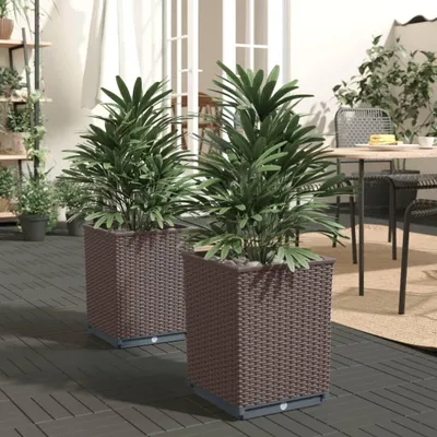 Immagine prodotto di Set di 2 vasi per piante, ideali per giardino e balcone