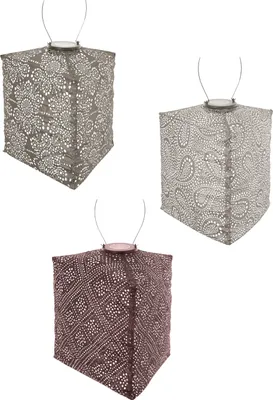 Produktbild von Lumiz Solar Buitenlampionnen Triangle - 3 stuks