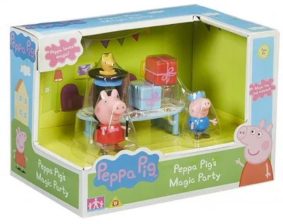 Obrázok produktu pre TM Toys PEPPA PIG - sada kúzelníka + 2 figúrky
