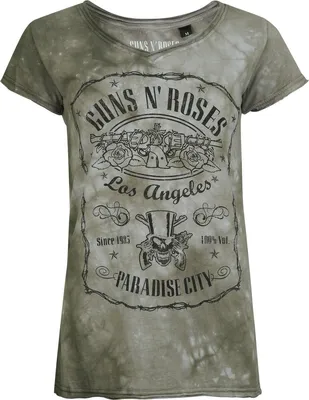 Produktbild von Guns N' Roses T-Shirt Damen Paradise City khaki XXL