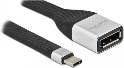 Produktbild von FPC USB-C zu DisplayPort Kabel 4K 60 Hz 14 cm, ultraflexibel