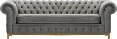 Zdjęcie produktu dla Sofa trzyosobowa Chesterfield Grand-Velluto 15-jasny dąb