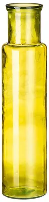 Glasvase Noa gelb 75 cm Höhe 18 cm Ø Dekoration