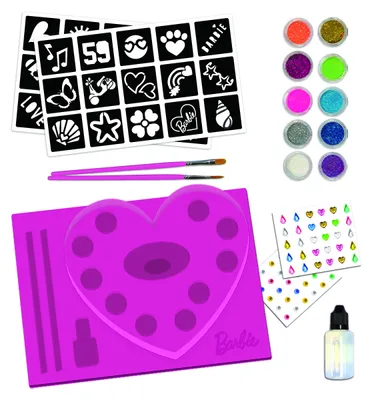 Zdjęcie produktu dla Lisciani Barbie My Glitter Tattoo, Wielobarwny, Dziecko, Dziewczyna, 5 lat(a), 6 lat(a), Wielo