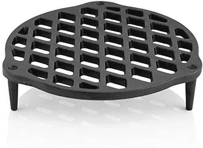Produktbild von Famanu Gusseisen-Stapelrost für Dutch Oven - Ø 22 cm - Vielseitiges Grillrost und Untersetzer