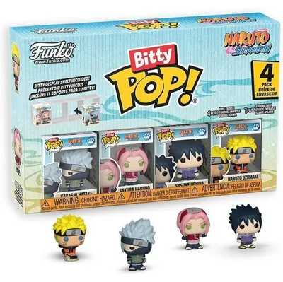 Obrázok produktu pre Funko Bitty POP! Naruto Shippuden Team 7 4-balenie Vinyl
