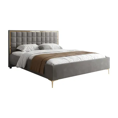 Produktbild von Polsterbett ISADORA GOLD mit Bettkasten, 180x200, Royal Velvet 250