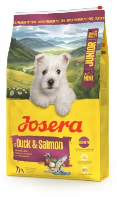 Obrázek produktu pro Josera Mini Junior kachna a losos 900 g