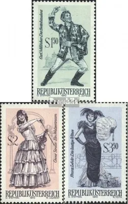 Produktbild von Briefmarken Österreich 1970 Mi 1331-1333 (kompl.Ausg.) postfrisch Operetten