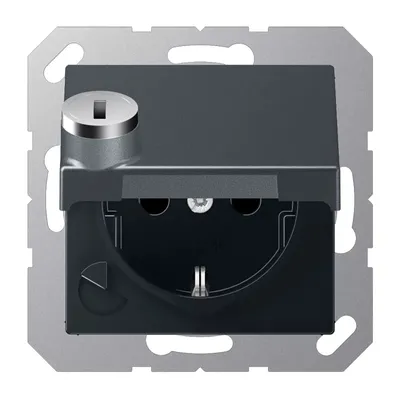 Immagine prodotto di Jung A1520BFKLSLANM Presa SCHUKO® 16 A 250 V ~ antracite opaco