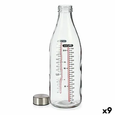 Image de Gobelet gradué cristal acier 1 L (9 pièces)