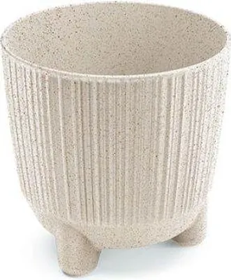 Obrázek produktu pro Květináč RYFO N ECO WOOD 10,7 cm - barva: bílá ECO