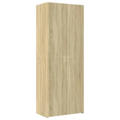 Produktbild von Highboard Sonoma-Eiche 70x42,5x185 cm Holzwerkstoff