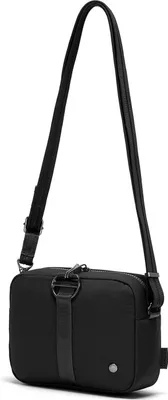 Image de pacsafe sac à épaule bandoulière Citysafe CX ECONYL® Square Crossbody Bag Black noir