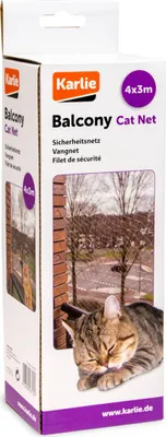 Produktbild von Karlie Katzenschutznetz Transparent, Größe:4 x 3 m