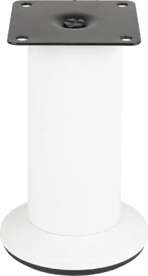 Produktbild von FS001 100 mm verstellbarer Möbelfuß, Hochglanzweiß