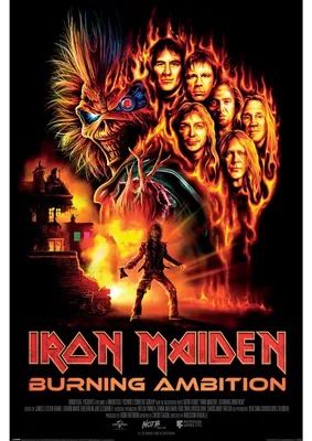 Produktbild von Iron Maiden - Burning Ambition - Poster 61x91,5 cm