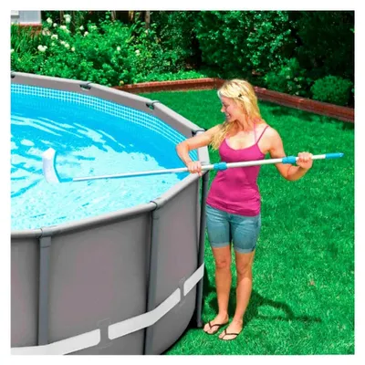 Produktbild von Gebogene Wandbürste - 40,6 cm Blau Einheitsgröße