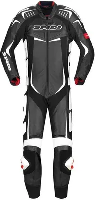 Produktbild von Spidi Track Wind Pro 1-Teiler Motorrad Lederkombi, schwarz/weiß, 48