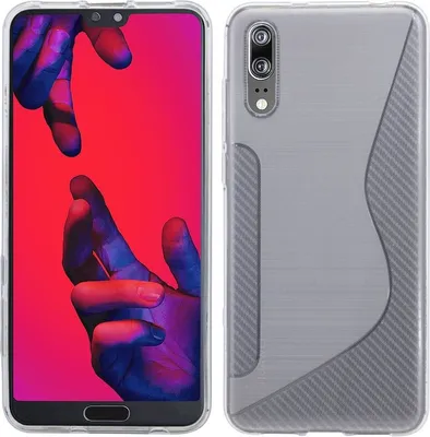 Obrázek produktu pro Huawei P20 Mobilní telefon Silikonový ochranný kryt Pouzdro Transparentní