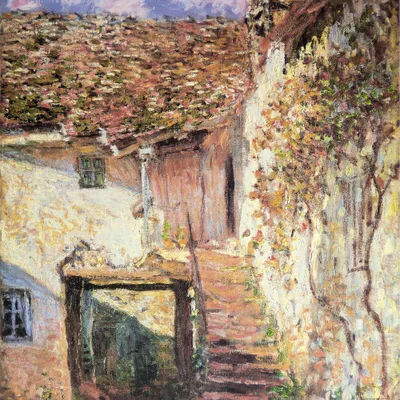 Obrázek produktu pro Claude Monet art print obrázek - Schodiště, 1878 (100 x 100 cm)