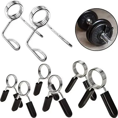 Produktbild von C.P.Sports Feder-Feststeller Hantelverschlüsse Paare | 25mm, 28mm, 30mm, 50mm Durchmesser | Stahl Federverschlüsse, Federclips für Hantelstangen | für Kraftsport, Fitness, Gym