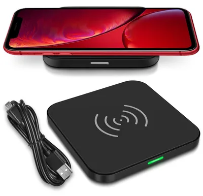 Produktbild von QI Wireless Schnell Ladegerät für Apple iPhone XR Kabellos Induktive Ladestation