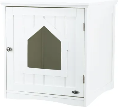 Produktbild von TRIXIE Katzenhaus - weiß - 49 × 51 × 51 cm