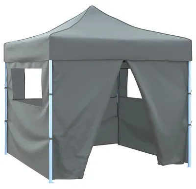 Produktbild von "Neues Produkt" Party-Zelt - CLORIS - Pavillon - Anthrazit 291x291x315 cm Oxford-Stoff - Pavillons & Partyzelte V2773