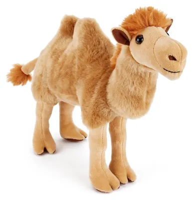 Produktbild von Zappi Co Plüsch Kinder Kuscheltier Weiches Kuschel Plüschtier - Teil der Safari-Tiere-Kollektion, Perfekt für Kinder(26cm)(Bactrian Kamel)