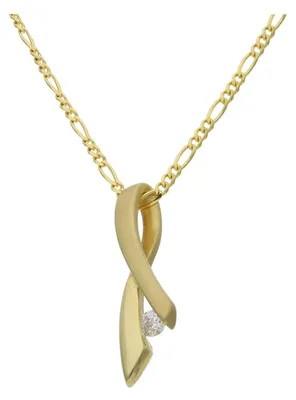 Produktbild von Kettenanhänger Gold 375 mit Zirkonia JL32-02-0193 JuwelmaLux