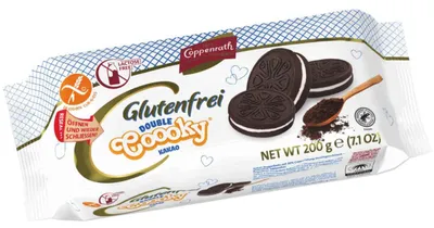 Produktbild von Coppenrath Glutenfrei Double Coooky Kakao 200g