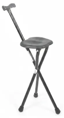 Produktbild von Dripio - Wanderstock mit Sitz - Klappbar - Aluminium, KI-generiertes Bild
