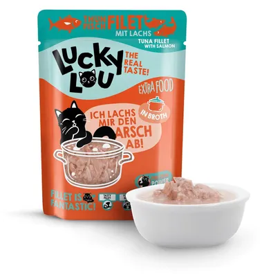 Produktbild von Lucky Lou 62911, Adult, jede Rasse, Lachs, Thunfisch, 70 g, Getreidefrei