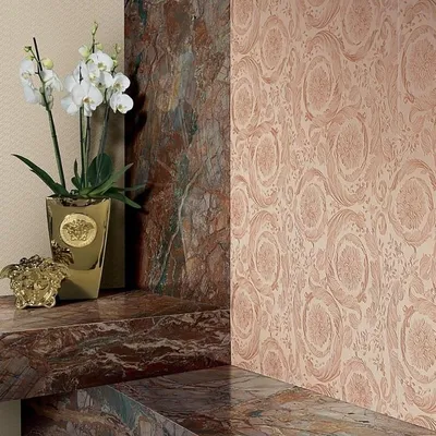 Zdjęcie produktu dla CASA39 Płytki imitujące tapetę Pinke 60x120 cm Versace Icons