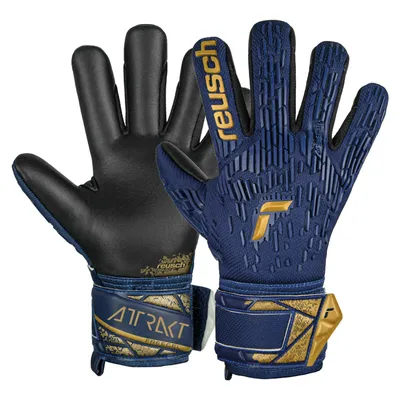 Produktbild von Reusch Torwarthandschuh Attrakt Freegel Silver Junior mit Evolution Negative Cut 4411 premium blue/gold/black 8