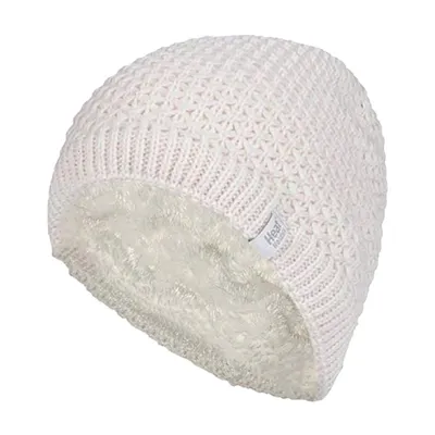 Produktbild von Heat Holders Winter Strickmütze Damen | Warm Beanie Mütze Stricken Fleecefutter