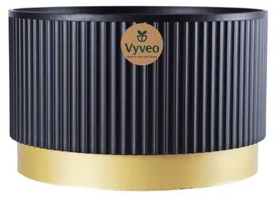 Productafbeelding van Vyveo - Bloempot Aro - Zwart - 35x22