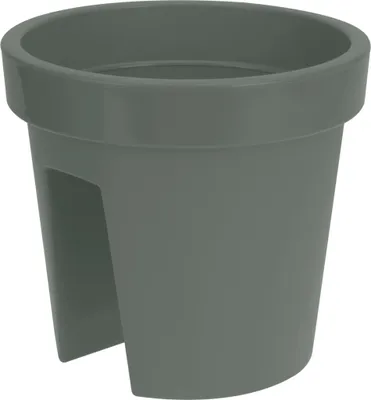 Produktbild von Basic runder Balkonkasten 28 cm grün