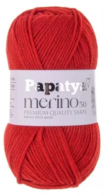 Produktbild von Papatya Merino50 Winterwolle 100g Strickgarn 50% Wolle Häkelgarn