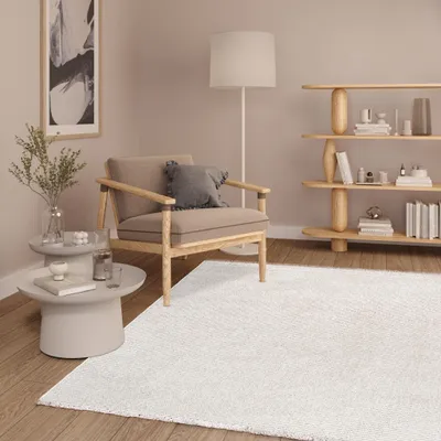Produktbild von Tapiso Teppich AGRA modern weiß Wohnzimmer 300 x 400 cm