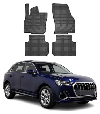 Produktbild von OMAC Gummi Fußmatten fürAudi Q3 Q3 Sportback F3 2018-2025 Automatten Schwarz 4x