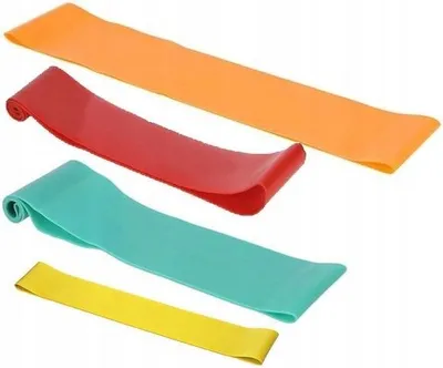 Produktbild von HMS Fitness Flat Band Widerstandsband Set Trainingsband